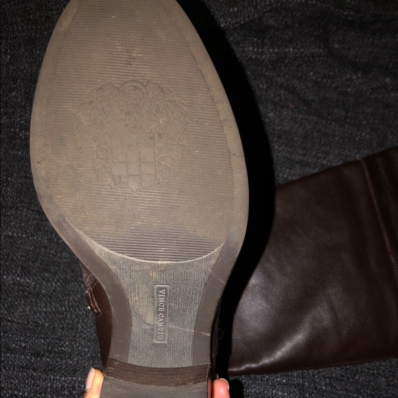 VINCE CAMUTO Brooklee Boot LEATHER BROWN 7.5 - Picture 8 of 8